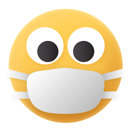 Emoji, mask, medical icon