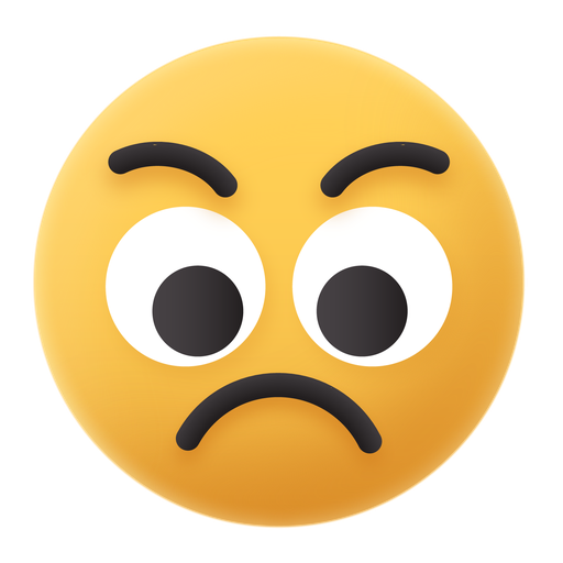 Emoji, mad, sad icon