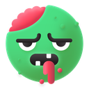 Emoji,Zombie,Brains,Drool ok 