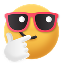 Emoji,Cool,Thinking