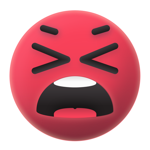 Emoji, mad, pain icon