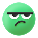Emoji,Green,Mad,Frown