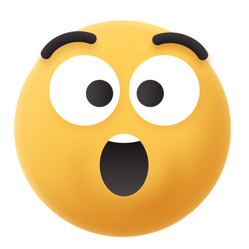Emoji, huge, amazement, amazing icon