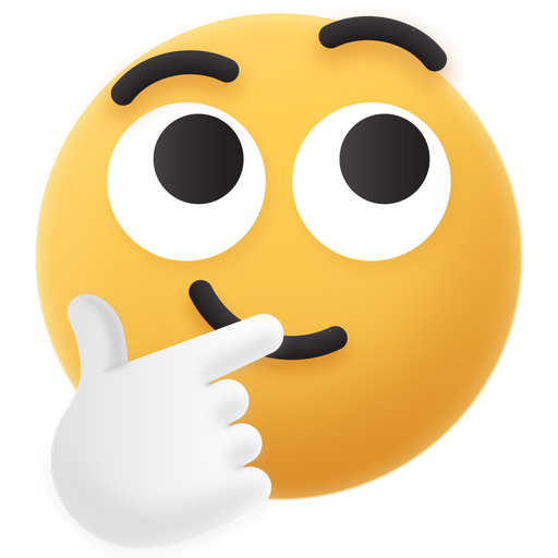 Emoji, smile, thinking, happy icon