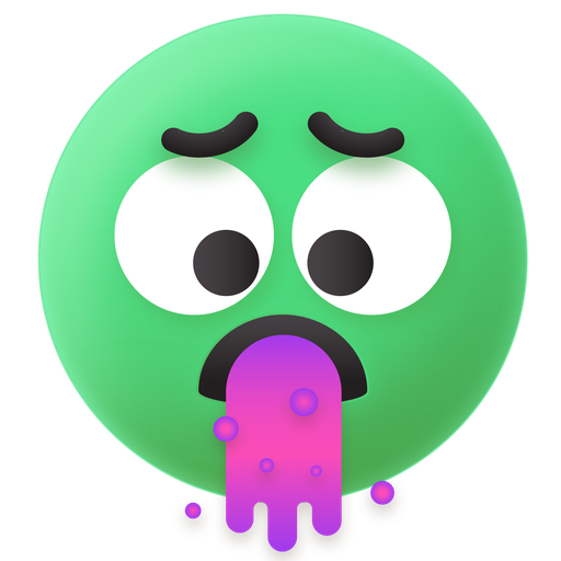 Emoji, vomit, sick, barf icon