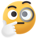 Emoji,Smart,Thinking ok 