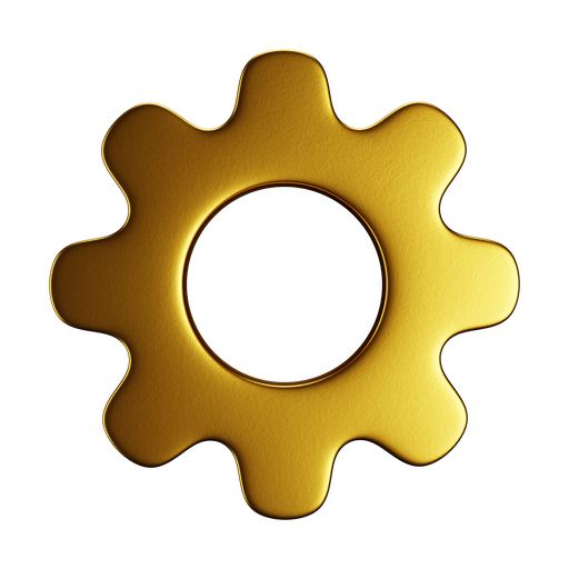 Setting, front, premium icon