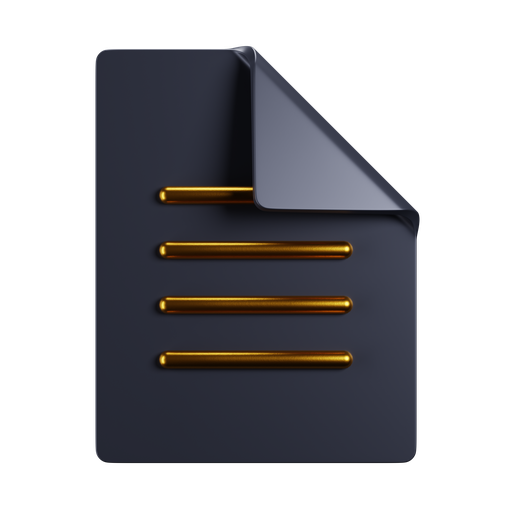 File, text, front, premium icon