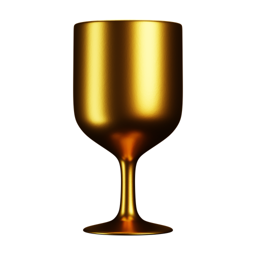 Glass, front, premium icon