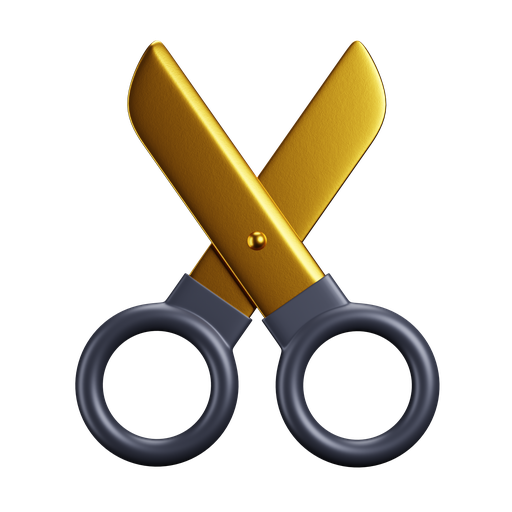 Scissor, front, premium icon