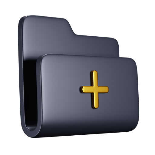 New, folder, dynamic, premium icon