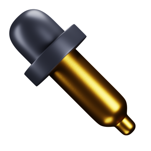 Eyedropper, front, premium icon