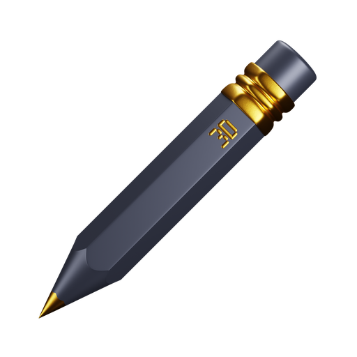 Pencil, front, premium icon
