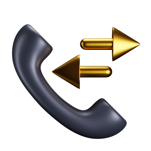 Phone, missed, front, premium icon