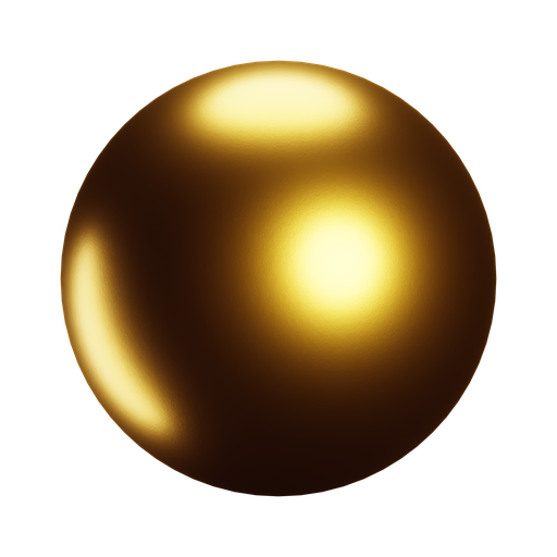 Sphere, front, premium icon