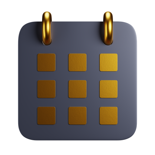 Calender, front, premium icon