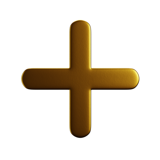 Plus, front, premium icon