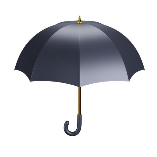 Umbrella, front, premium icon