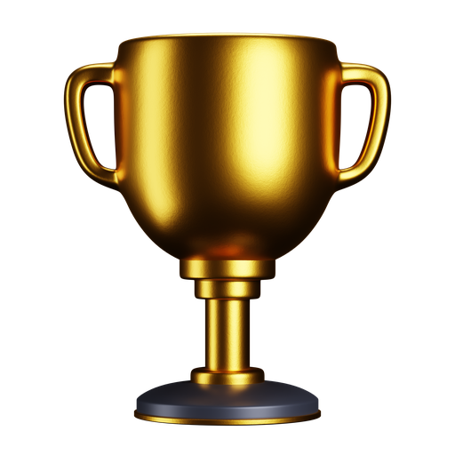 Trophy, front, premium icon