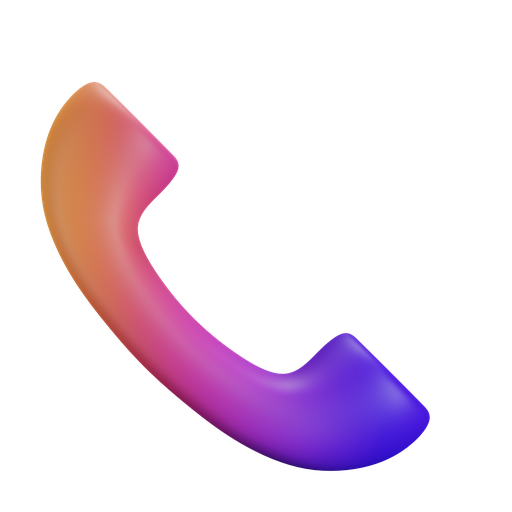 Phone, only, front, gradient icon