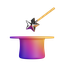 3D Front Gradient icon 64x64
