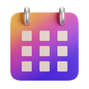 Calender,Front,Gradient ok 