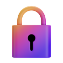 Lock,Front,Gradient