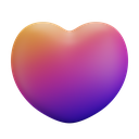 Heart,Front,Gradient