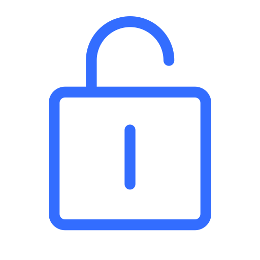 Unlock, security, password, safe, protect icon