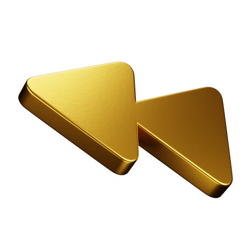 Backward, dynamic, premium icon