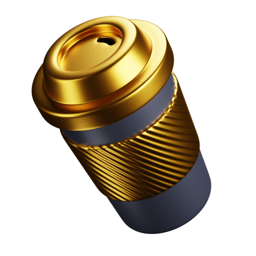 Takeaway, cup, dynamic, premium icon