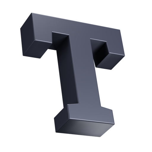 Text, dynamic, premium icon
