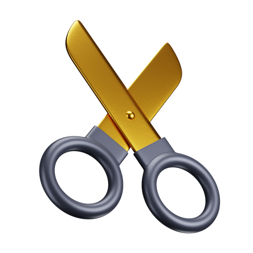 Scissor, dynamic, premium icon