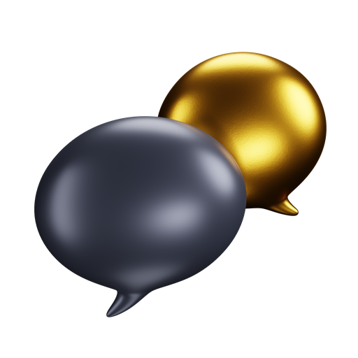Chat, bubble, dynamic, premium icon