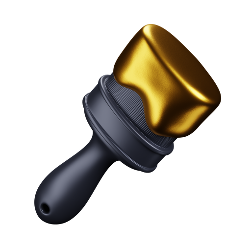 Brush, dynamic, premium icon