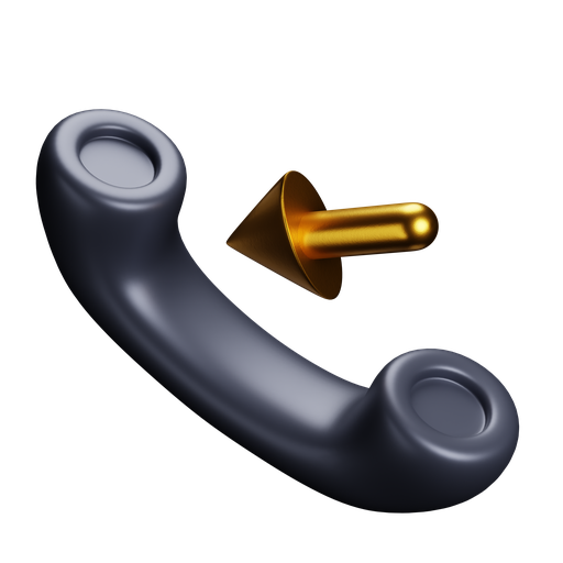 Phone, incoming, dynamic, premium icon