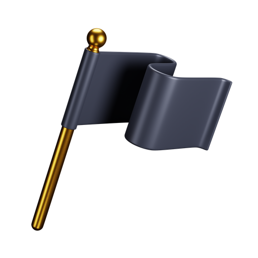 Flag, dynamic, premium icon