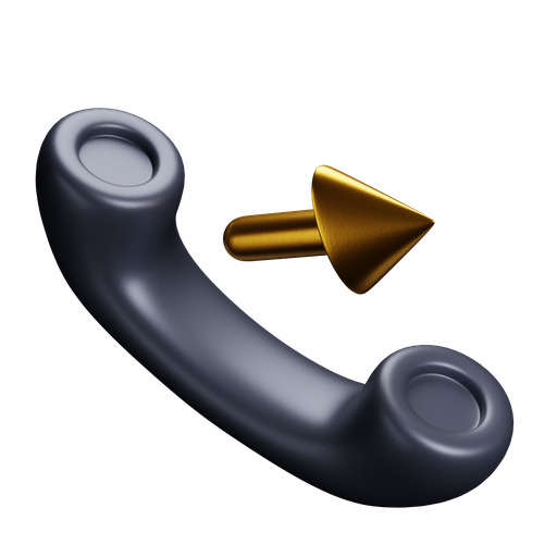 Phone, outgoing, dynamic, premium icon