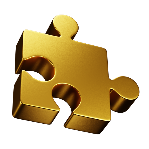 Puzzle, dynamic, premium icon