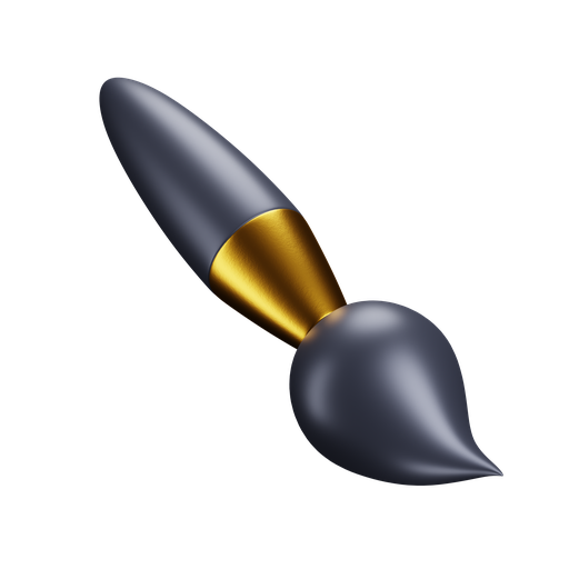 Paint, brush, dynamic, premium icon