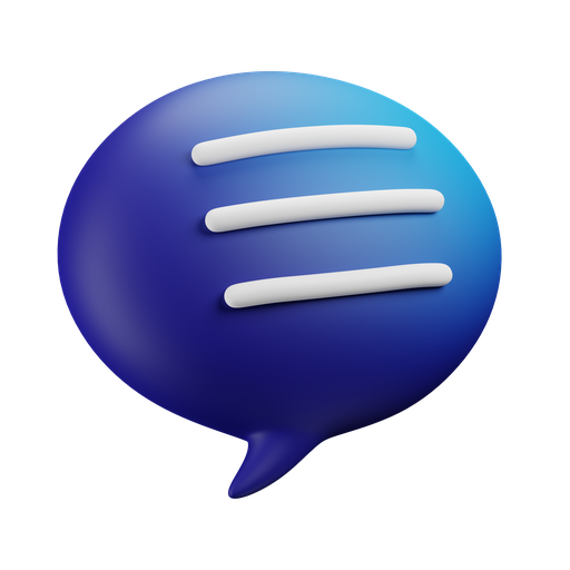 Chat, text, dynamic, color icon
