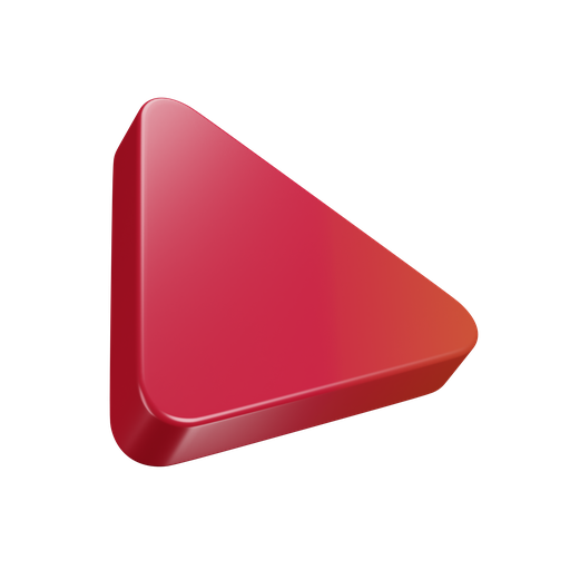 Play, dynamic, color icon