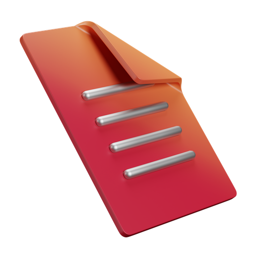 File, text, dynamic, color icon