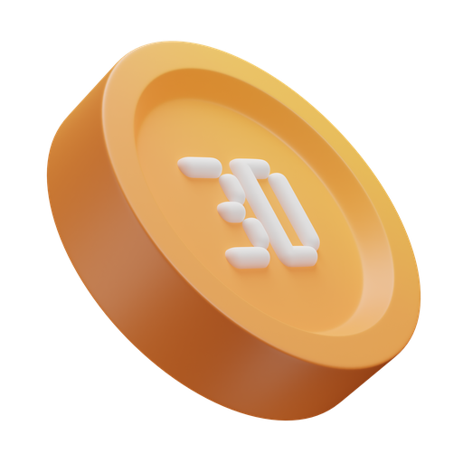 3d, coin, dynamic icon