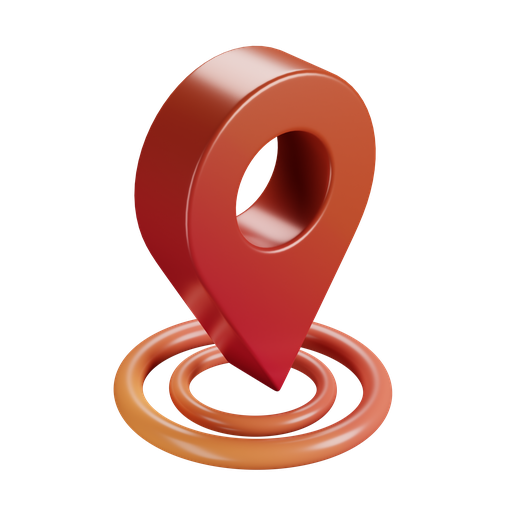 Map, pin, dynamic, color icon