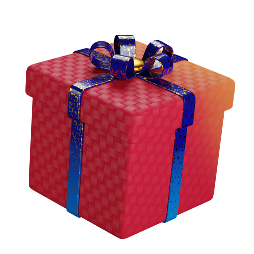 Gift, dynamic, color icon