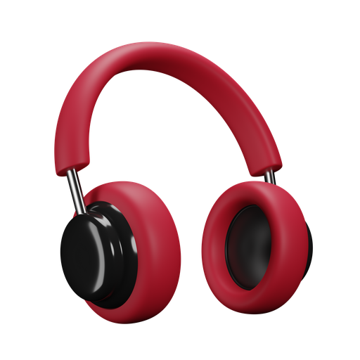 Headphone, dynamic, color icon