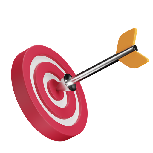 Target, dynamic, color icon