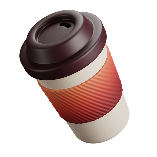 Takeaway, cup, dynamic, color icon