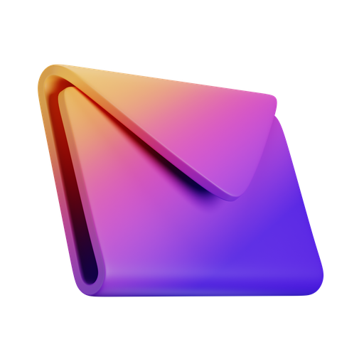 Mail, dynamic, gradient icon